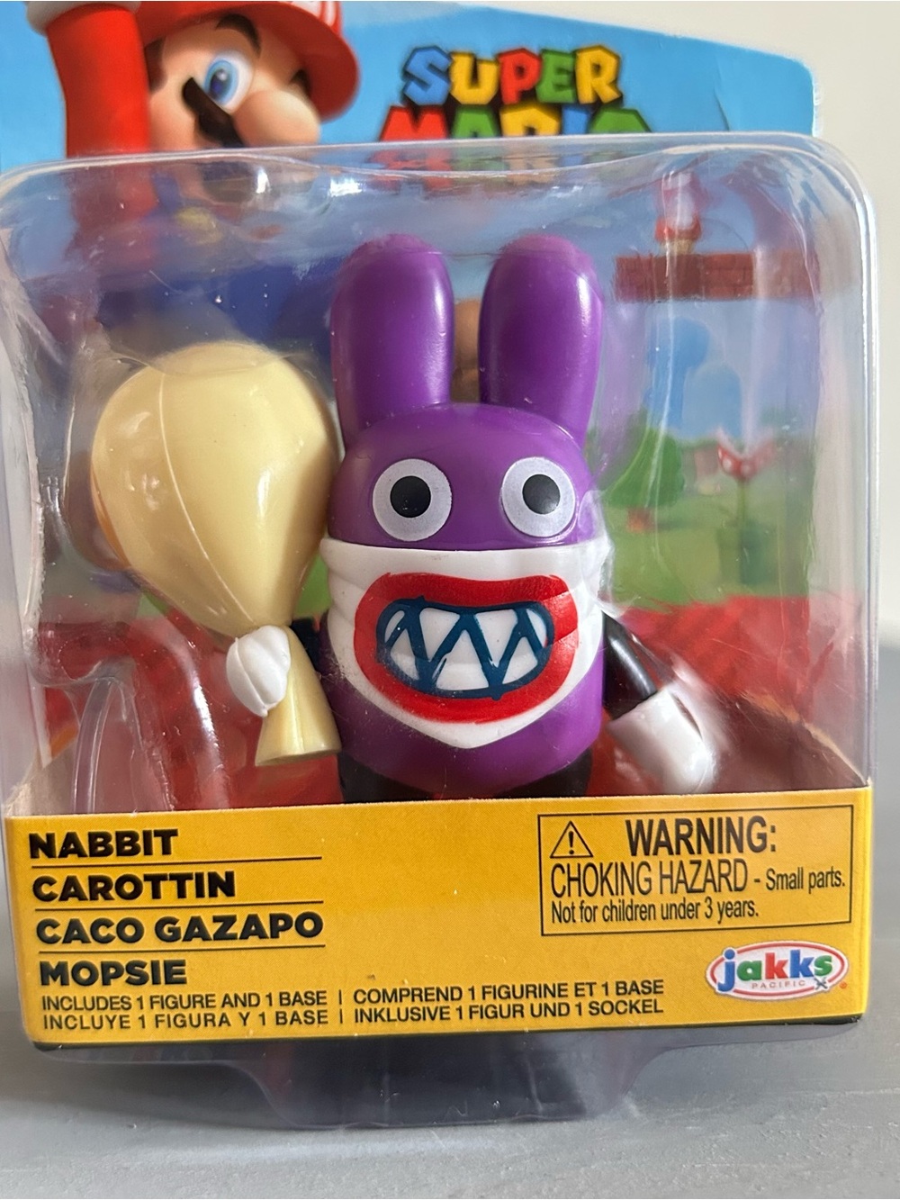 Jakks Pacific World of Nintendo Super Mario Nabbit Action Figure 2.5 inch Toy